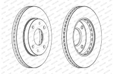 Brzdový kotouč FERODO DDF1614