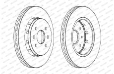 Brzdový kotouč FERODO DDF1628