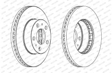 Brzdový kotouč FERODO DDF163