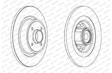Brzdový kotouč FERODO DDF1656
