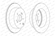 Brzdový kotouč FERODO DDF1671C