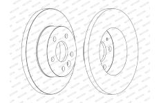 Brzdový kotouč FERODO DDF1674C