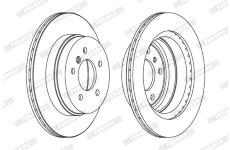 Brzdový kotouč FERODO DDF1697C