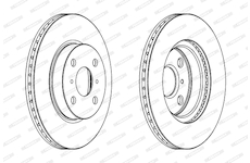 Brzdový kotouč FERODO DDF1710C