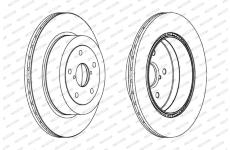 Brzdový kotouč FERODO DDF1751C-1