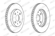 Brzdový kotouč FERODO DDF1758C