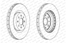 Brzdový kotouč FERODO DDF1773C