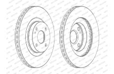 Brzdový kotouč FERODO DDF1839C