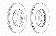 Brzdový kotouč FERODO DDF1869C