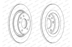 Brzdový kotouč FERODO DDF1871C