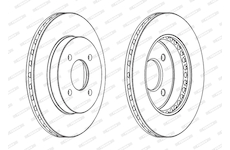 Brzdový kotouč FERODO DDF1885