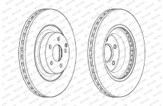 Brzdový kotouč FERODO DDF1905C-1