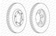 Brzdový kotouč FERODO DDF1946C