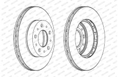 Brzdový kotouč FERODO DDF196