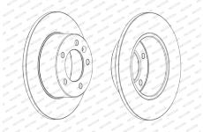 Brzdový kotouč FERODO DDF1975C