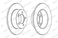 Brzdový kotouč FERODO DDF1976C