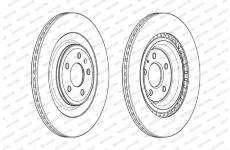 Brzdový kotouč FERODO DDF1990C