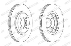 Brzdový kotouč FERODO DDF2461C
