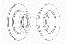 Brzdový kotouč FERODO DDF265