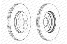 Brzdový kotouč FERODO DDF268