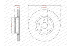 Brzdový kotouč FERODO DDF2962