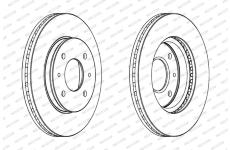 Brzdový kotouč FERODO DDF391