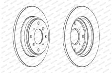 Brzdový kotouč FERODO DDF512