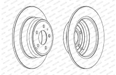 Brzdový kotouč FERODO DDF552