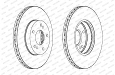 Brzdový kotouč FERODO DDF600