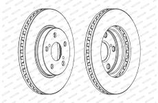 Brzdový kotouč FERODO DDF620