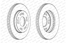 Brzdový kotouč FERODO DDF761
