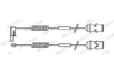 Výstražný kontakt, opotřebení obložení FERODO FAI110