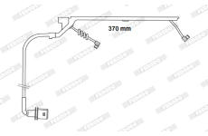 Výstražný kontakt, opotřebení obložení FERODO FAI169