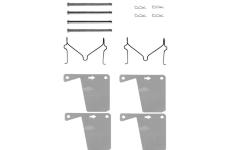 Sada prislusenstvi, oblozeni kotoucove brzdy FERODO FBA423