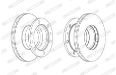 Brzdový kotouč FERODO FCR105A