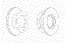 Brzdový kotouč FERODO FCR112A