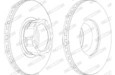 Brzdový kotouč FERODO FCR119A
