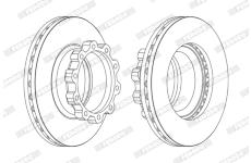 Brzdový kotouč FERODO FCR170A