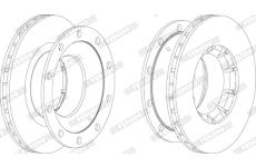 Brzdový kotouč FERODO FCR172A