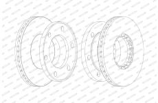 Brzdový kotouč FERODO FCR174A