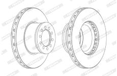 Brzdový kotouč FERODO FCR186A
