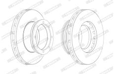 Brzdový kotouč FERODO FCR190A