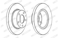 Brzdový kotouč FERODO FCR194A