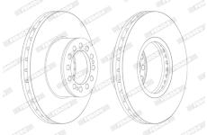 Brzdový kotouč FERODO FCR214A