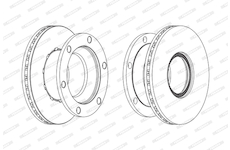 Brzdový kotouč FERODO FCR219A