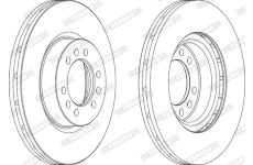 Brzdový kotúč FERODO FCR235A