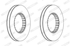 Brzdový kotouč FERODO FCR249A