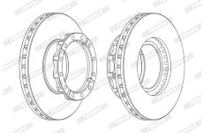Brzdový kotouč FERODO FCR254A