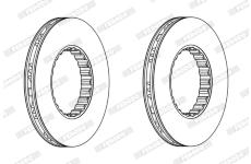 Brzdový kotouč FERODO FCR259A