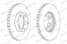 Brzdový kotouč FERODO FCR261A